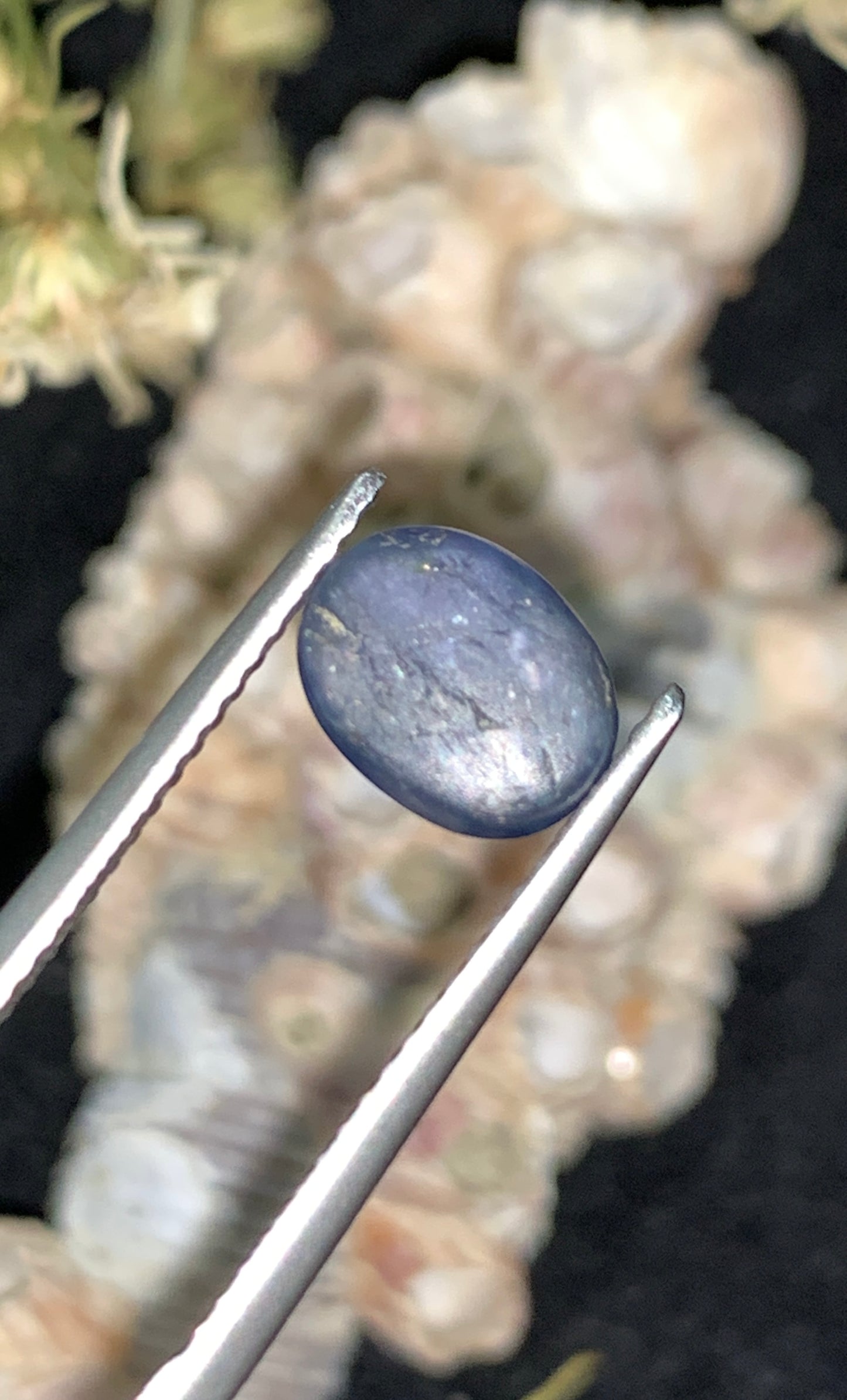 2.81 cts Unheated Star Sapphire, Sri Lanka.