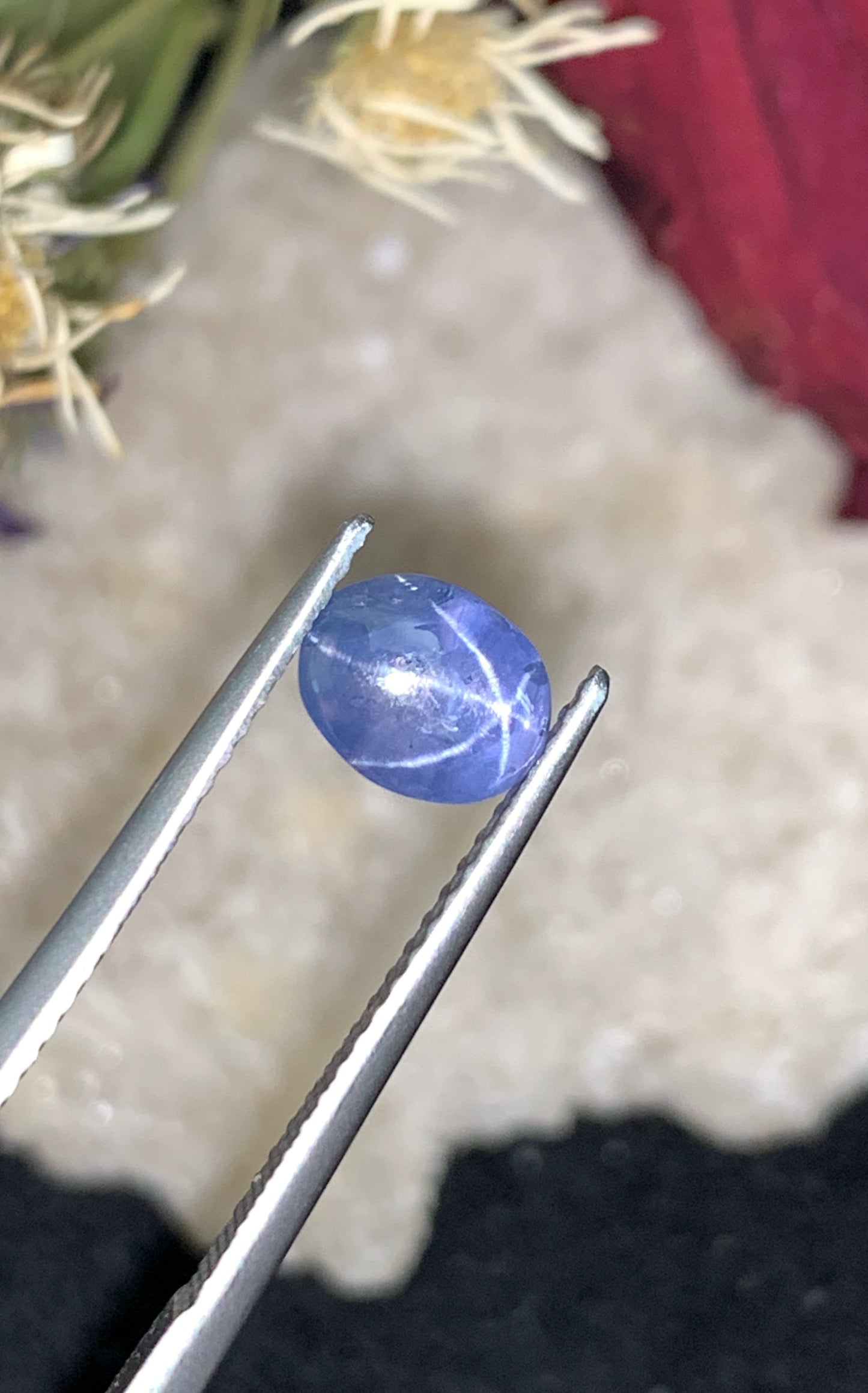 1.74 cts Unheated Star Sapphire, Sri Lanka.
