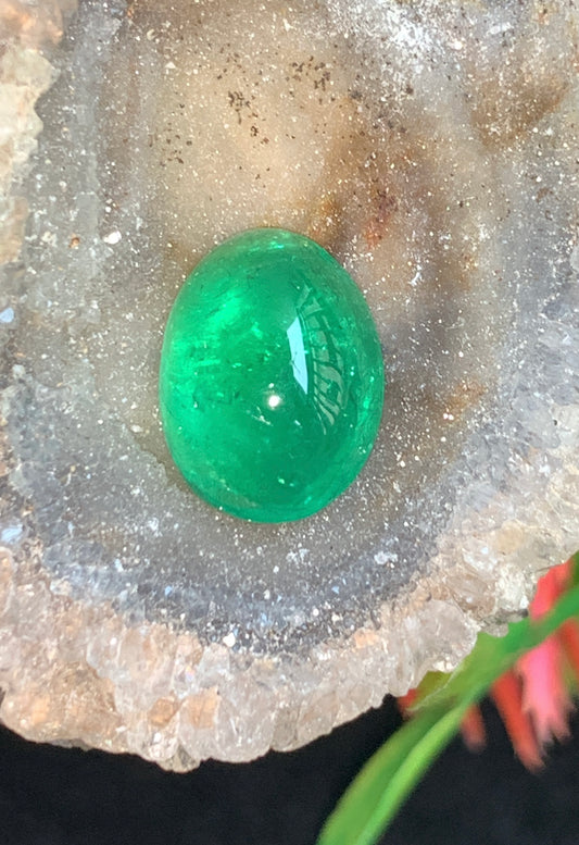 2.51 cts Colombian Emerald Cabochon