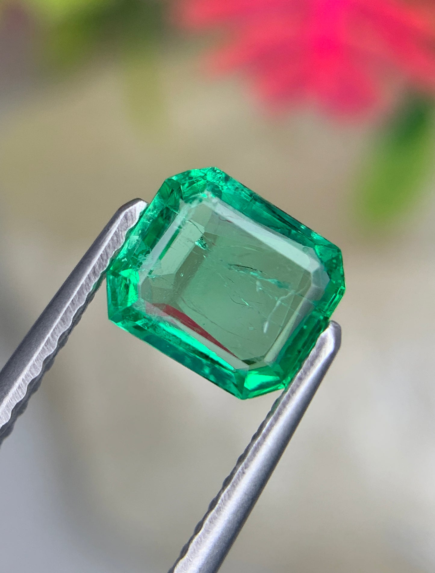 0.89 cts Colombian Emerald