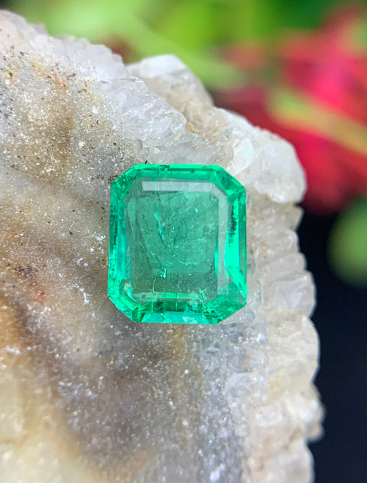 0.89 cts Colombian Emerald