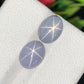 7.18 cts Unheated Star Sapphire Pair