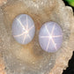 7.18 cts Unheated Star Sapphire Pair