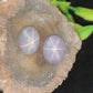 7.18 cts Unheated Star Sapphire Pair