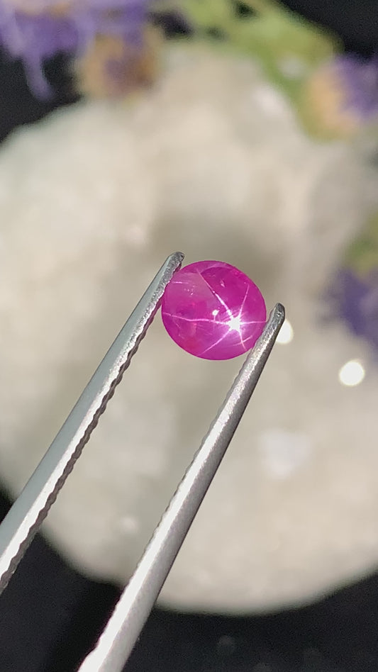 0.96 cts Unheated Burma Star Ruby