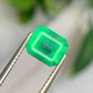 AIGS - 2.38 cts Vivid Green Colombian Emerald.