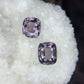3.89 cts Grey Spinel Pair - Burma.