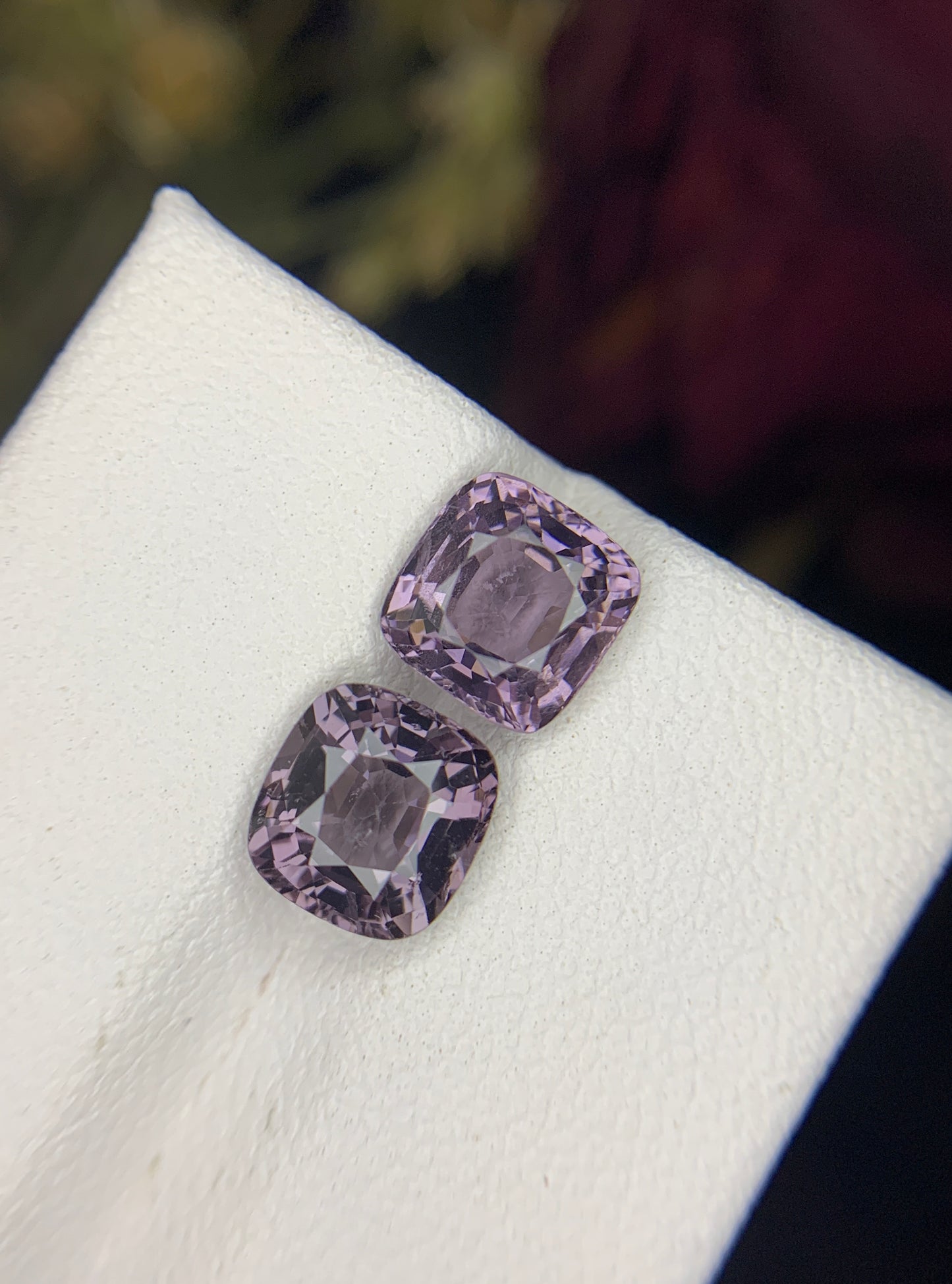 3.97 cts Natural Spinel Pair, Burma.