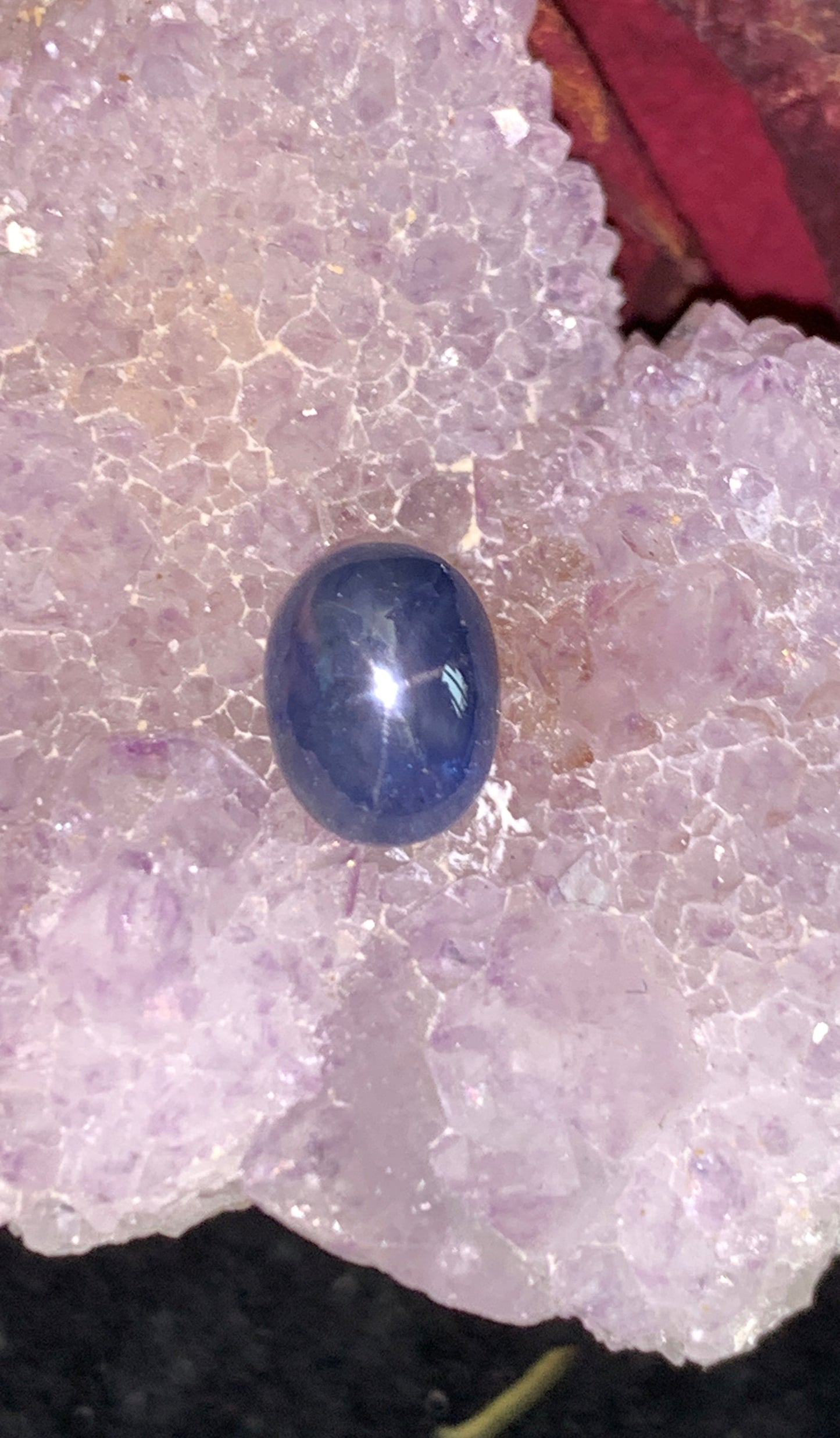 2.81 cts Unheated Star Sapphire, Sri Lanka.