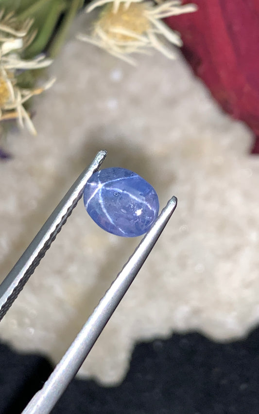 1.74 cts Unheated Star Sapphire, Sri Lanka.