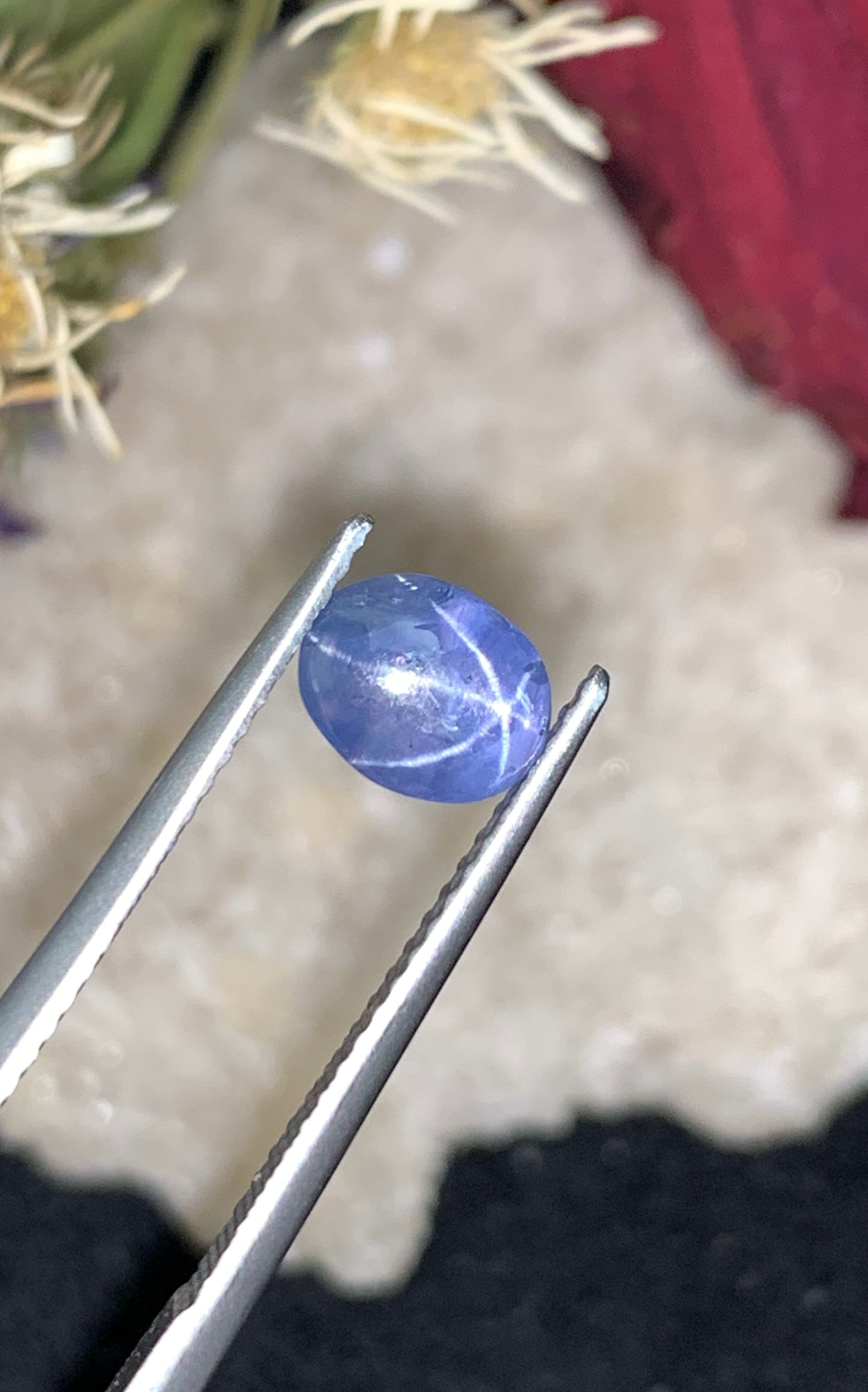 1.74 cts Unheated Star Sapphire, Sri Lanka.