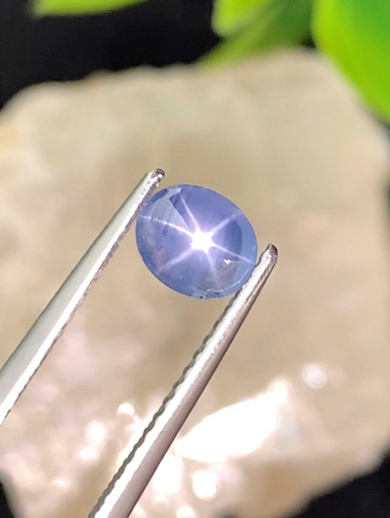 0.83 cts Unheated Star Sapphire, Sri Lanka.